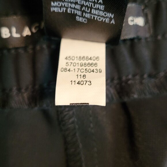 Chico's Chiffon Cargo Jogger Pants 2 R = L Cropped Pockets Zip Leg Hi Rise NWOT - Picture 9 of 15